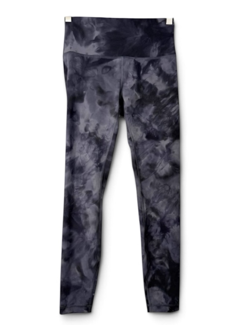 Lululemon Wunder Train High-Rise Tie-Dye Leggings Size 6 Gray Black LW5CQZS